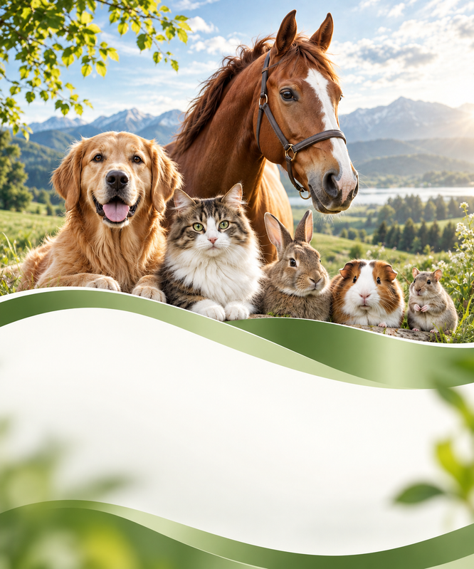 Hund, Katze, Pferd und Kleintiere